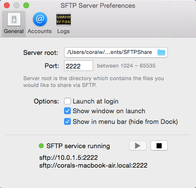 sftp server client for mac